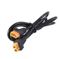 18AWG XT60 Extension Cord Male/Female for Remote Control Toy Solar Energy Black