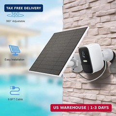 Solar Panel for Eufy Outdoor Camera, 5W Solar Panel Charger Compatible with Eufy