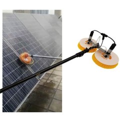 110V Dual-head Solar Panel Cleaning Machine Photovoltaic Panel Brush Kit