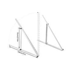 41”, 45” Solar Panel RV Tilt Mount Brackets Roof Flat Surface Adjustable Frame