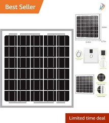 5W Monocrystalline PV Module – Durable Solar Panel for Battery Life Conservation