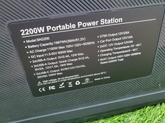 2200W Pure Sine Wave Portable Power Station Solar Generator IDEAPLAY SN2200