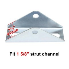 4 Pcs Solar Panel Tilt Mount Bracket for 1-5/8″ Strut Channel, Pivot Hinge fo…