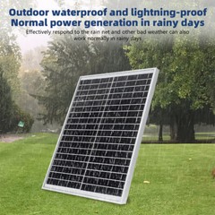 600W Watt Solar Panel Mono 12V Off-Grid Battery Power for Sunshed RV Home Boat
