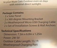 Wasserstein Solar Panel 2 Pack Slightly Used See Pics