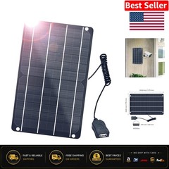 Portable 6W Waterproof Solar Charger – Mini USB with Monocrystalline Power