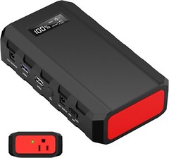 Portable Power Station with AC Outlet, 65W/110V External Battery Pack 24000mAh