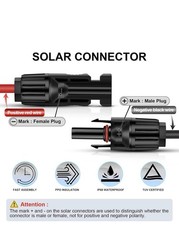 Solar Panel To 8mm Adapter Cable Dc 8mm Connector With Dc 5.5X2.5mm Converter📦
