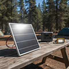 Monocrystalline Solar 20W Panel | 18V Outdoor Power for Charging Devices