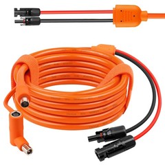 MOOKEERF Solar to DC 8mm Charge Extension Cable 20FT,12AWG+14AWG Solar Cable …
