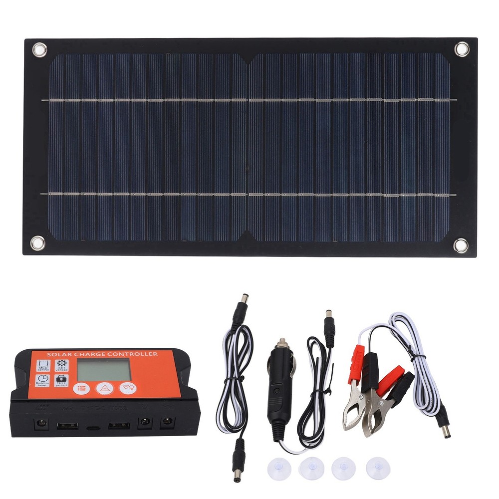 Portable Solar Panel Kit High Efficiency Monocrystalline Silicon Lightweight For