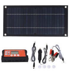 Portable Solar Panel Kit High Efficiency Monocrystalline Silicon Lightweight For