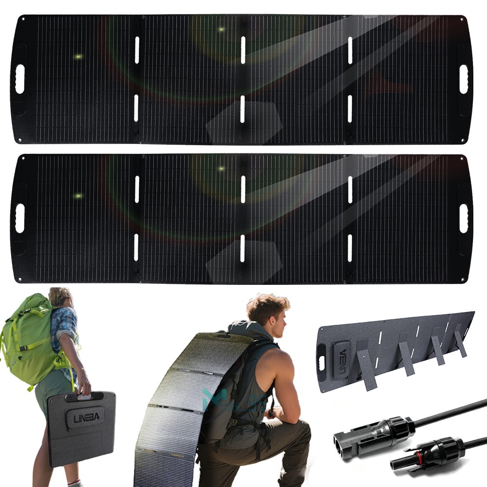 400W Lightweight Portable Solar Suitcase Foldable Solar Panel Outdoor Camping