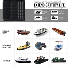 Easy Install 10W Solar Trickle Charger – Compatible with Multiple Vehicles