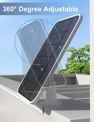 Solar Panel Charger for Arlo Pro 5S 2K/Pro 4/Go 2/Ultra 2/Ultra/Pro White