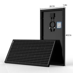 ACOPOWER 12V/24V 200W Mono Solar RV Kits, 30A MPPT Charge Controller (2x100W 30A