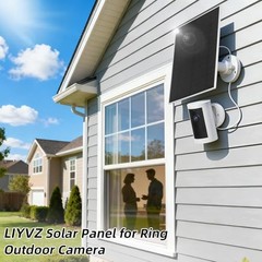 5W Solar Panel for Ring with 8000mAh Battery, Compatible for Ring (1 pack)