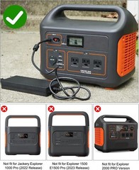24V 180W Charger Fit for Explorer 1000 E1000/Explorer 880 E880 Portable Power