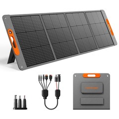 200W Portable Solar Panel for Power Station, 24% High Efficiency ETFE Foldabl…