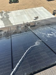 Solar bird proofing and cleaning