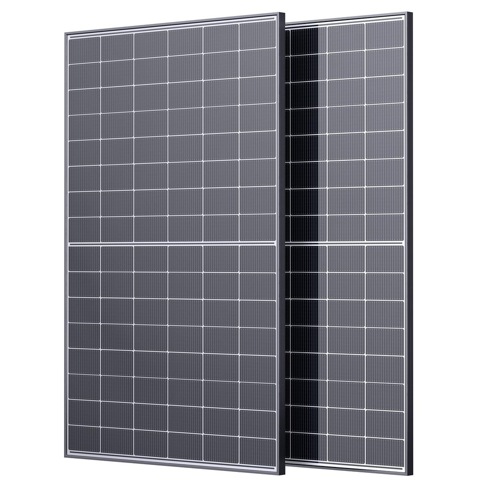 450W Bifacial Solar Panel 2-Pack (900W Total), N-Type 16BB Double Glass Monocrys