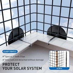 Solar Panel Bird Guard 8″ x 100ft PVC Coated Welded Wire Mesh Critter Proofing