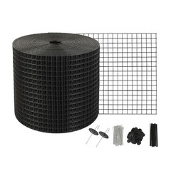 6 inch x 100ft Solar Panel Bird Guard, Critter Guard Roll Kit with 60pcs
