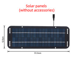 Photovoltaic Solar Panel 12V Portable Outdoor Mobile Power Solar Charger Kit