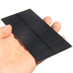 1.3W 5V Monocrystalline Solar Panel For 3.7V Battery DIY