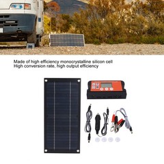 Portable Solar Panel Kit High Efficiency Monocrystalline Silicon Lightweight For