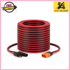 Solar to XT60i Cable 10AWG 30FT Solar Panel to XT60i Adapter Connector