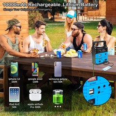 Portable Power Station,Solar Generator with Panels included,LiFePO4 Battery P…