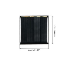 Mini Solar Panel Cell 2V 110mA 0.22W 44mm x 44mm for DIY Project Pack of 5