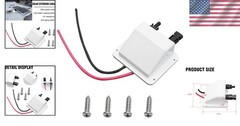 Solar Cable Entry Gland Box 1FT 10AWG Waterproof UV Resistant for RVs Boats