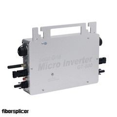 GT-800W Silver Solar Grid Micro Inverter Solar Inverter Enables Phone Monitoring
