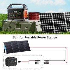 12AWG Solar Extension Cable 100FT, Anderson Connector for RV, Solar Panels & Gen