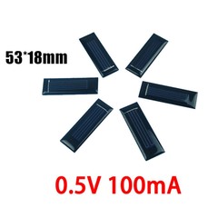 10pcs Mini Solar Panel Solar Cells Photovoltaic Panels 0.5V 100mA 0.05W
