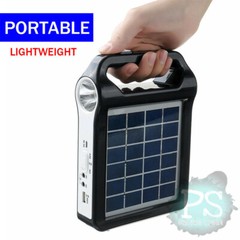 Portable Solar Panel Generator 220V Power Station Storage System USB Charger LED
