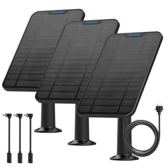 4W Solar Panel Charging with Blink 3rd Gen/XT/XT2/4th Gen ,with 13.1ft Waterp…
