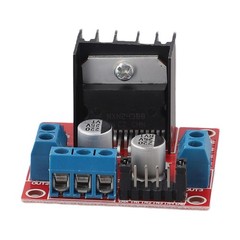 For L298N Dual H-Bridge DC Motor Driver Module with 5V Regulator Support