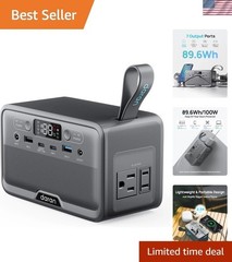 Compact Portable Power Bank 100W/200W Peak with Multiple Connectivity Options