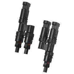 Solar Panel Connector T Branch 2 to 1 Parallel Adapter Solar Panel Splitter