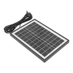 Solar Fan Lamp Kit Solar Lighting Fan Solar Powered w/ 3 Bulbs Freestanding
