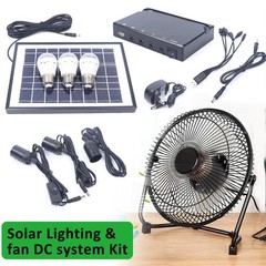 Portable Solar Power Panel Generator Kit Camping Battery Pack Power Station USA