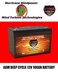 VMAX SLR100 AGM Deep Cycle 12V 100AH Battery for Synthesis Renogy PV SOLAR PANEL