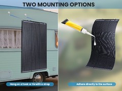 200W 400W Flexible Solar Panel Kit Bendable Mono Solar Panel RV Camping Off-Grid