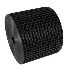 6in x 100ft Solar Bird Guard Roll, PVC-Coated Galvanized Steel Mesh