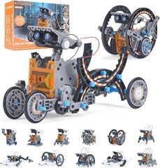 12-in-1 Solar Robot Kit for Kids Age 8-12 STEM Educational Science Building