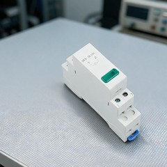 DIN Rail LED Signal Lamp 230V AC White for Power and Status Indication