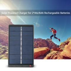 2*AA/AAA Rechargeable Batterie 1W 4V Solar Panel for Battery O3S5